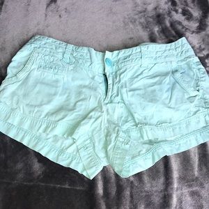 American Eagle Turquoise Shorts Sz 6